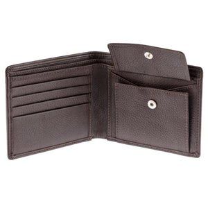Artizanni Men's Real Leather RFID Bifold Leather Wallet Flip ID